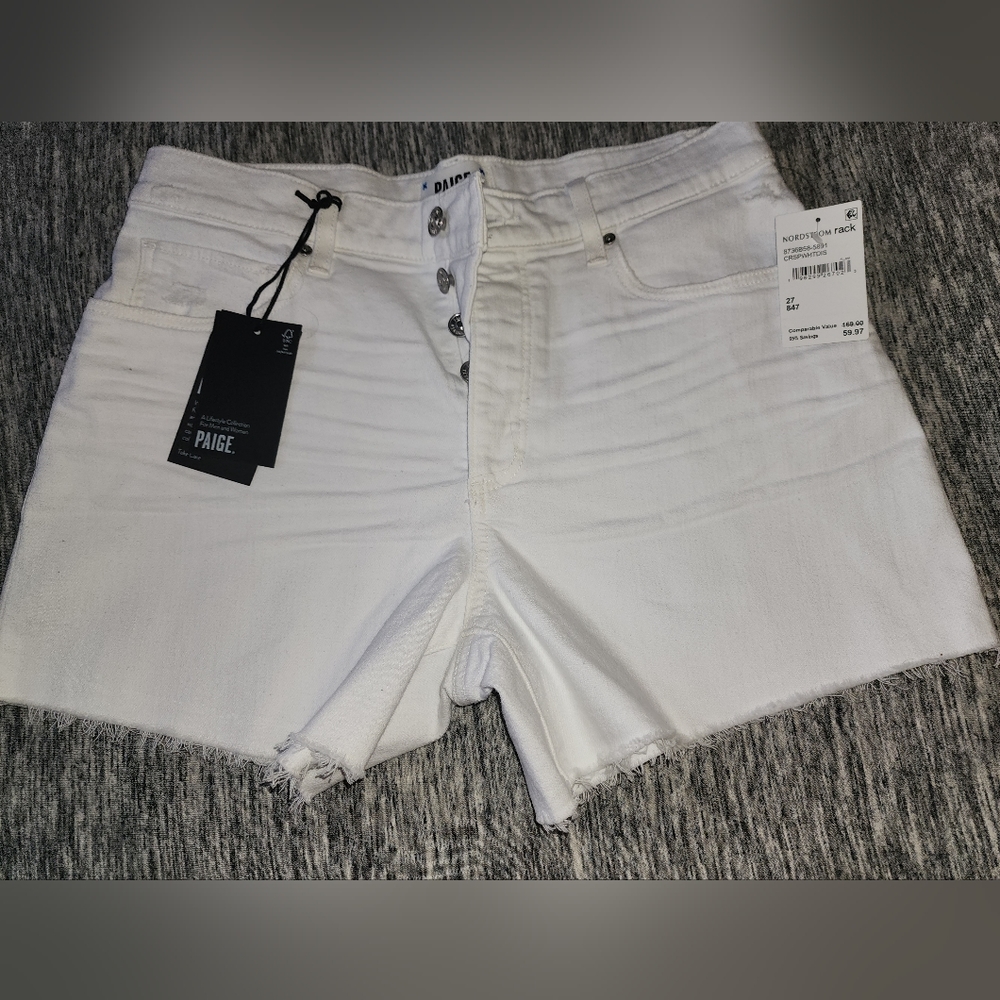 Distressed Jean shorts
